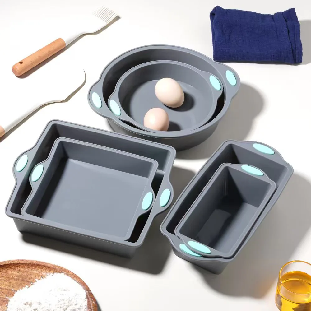 Kitchen Appliances Baking - Grey Heat-resistant Silicone Cake Mold Pan