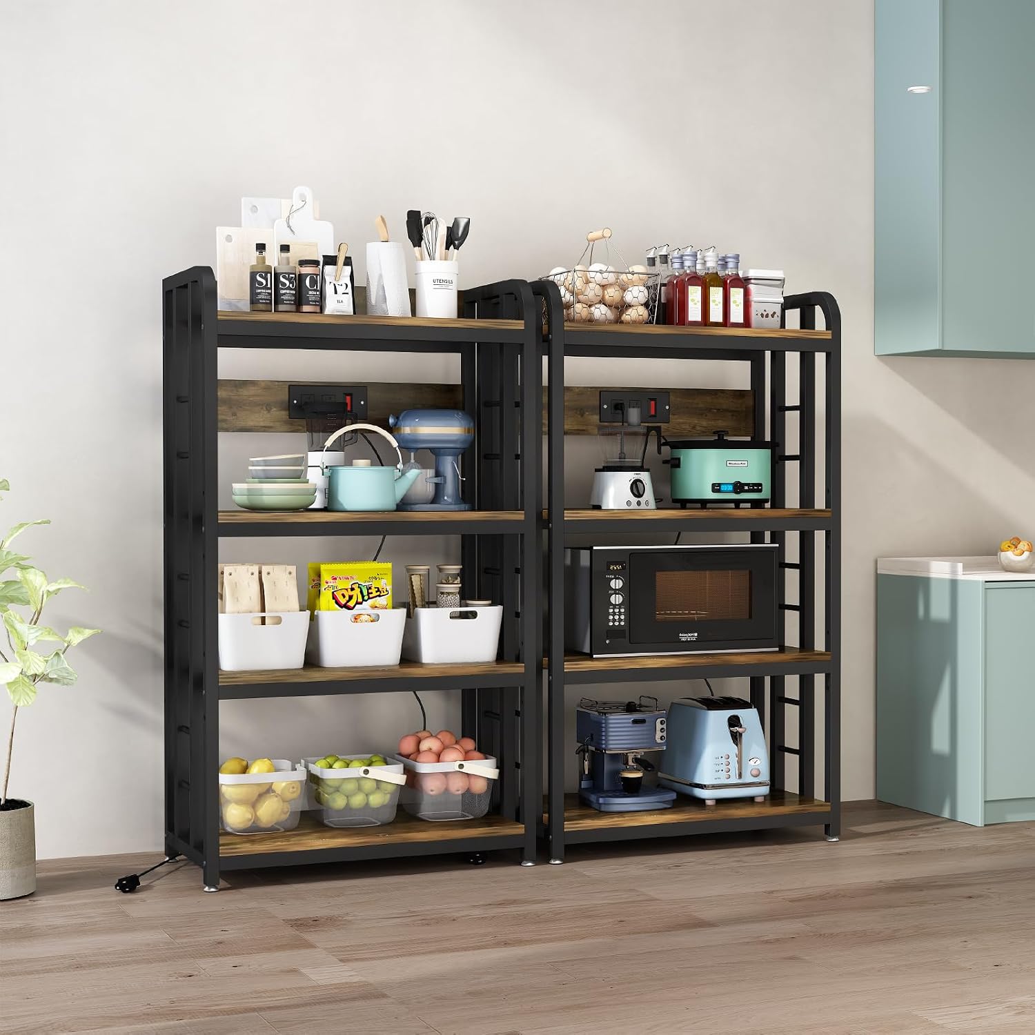 4 Tier Kitchen Bakers Rack Wit - Kitchen Appliances Outlet recension och pris