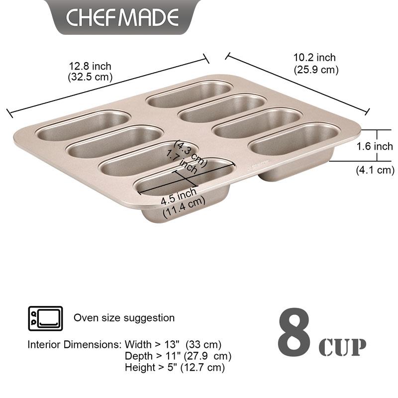 CHEFMADE 8-Cup Oval Long Hot D - Kitchen Appliances Baking recension och pris