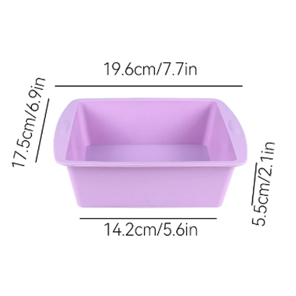 1/4Pcs Silicone Square Cake Mo - Kitchen Appliances Baking recension och pris