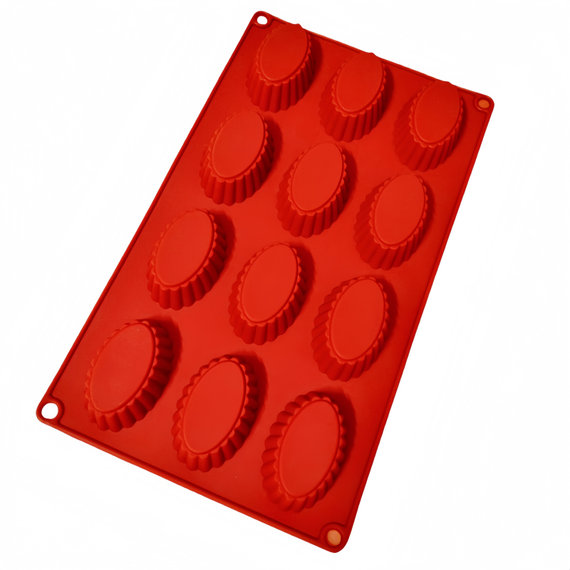 12 Hole Oval Egg Shape Silicon - Kitchen Appliances Baking recension och pris