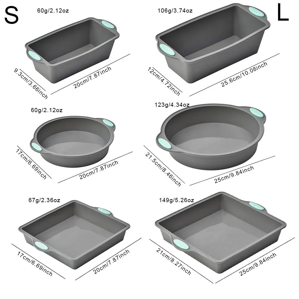 Grey Heat-resistant Silicone C - Kitchen Appliances Baking recension och pris