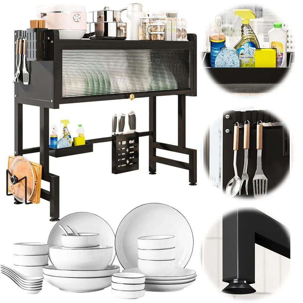 Kitchen Storage Cabinet Steel  - Kitchen Appliances Large recension och pris