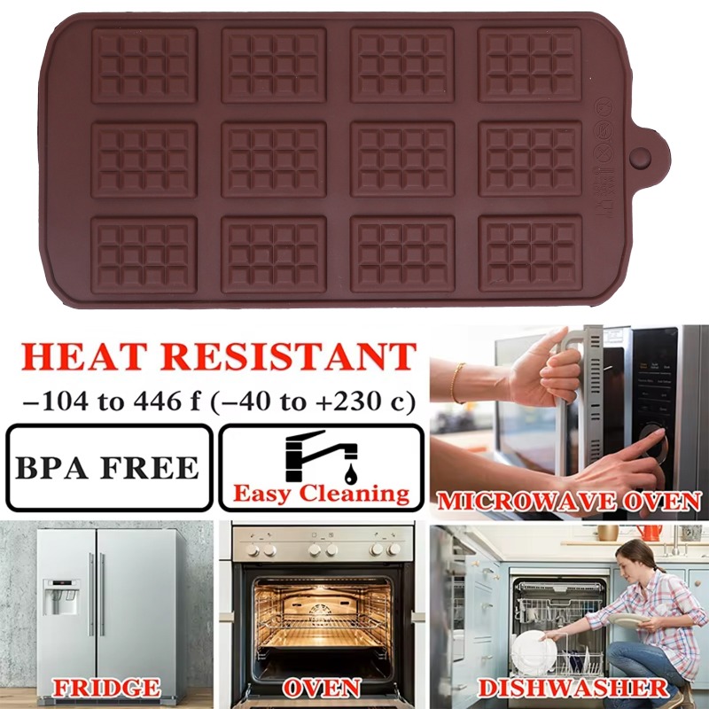 Silicone Chocolate Mold 12 Eve - Kitchen Appliances Baking recension och pris