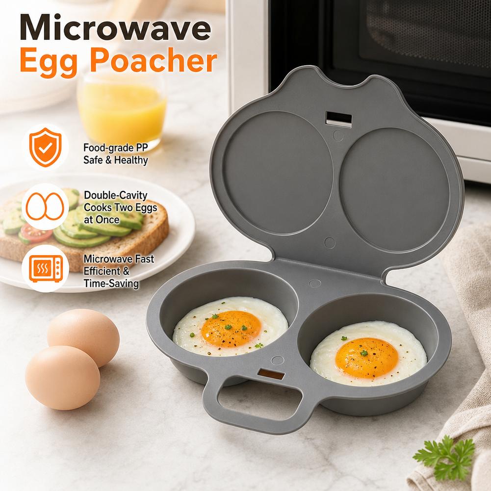 Microwave Egg Poacher 2 Cavity - Egg Cooker Rapid recension och pris