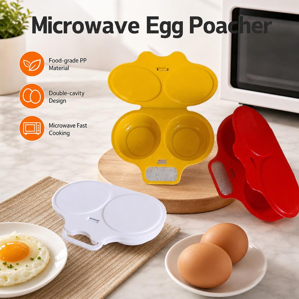 Microwave Egg Poacher 2 Cavity - Egg Cooker Rapid recension och pris