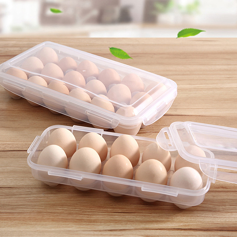1/2pc 10Grids Egg Storage Box  - Kitchen Appliances Vintage recension och pris