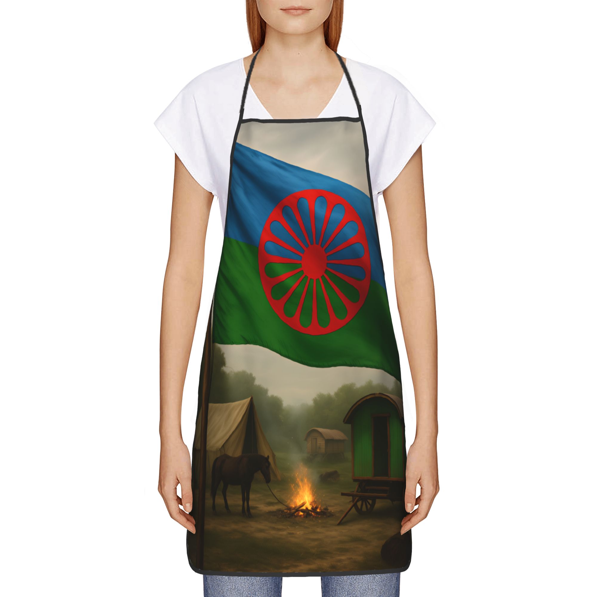 Romany Gypsy Flag  Apron  Cook - Kitchen Appliances Hobart recension och pris