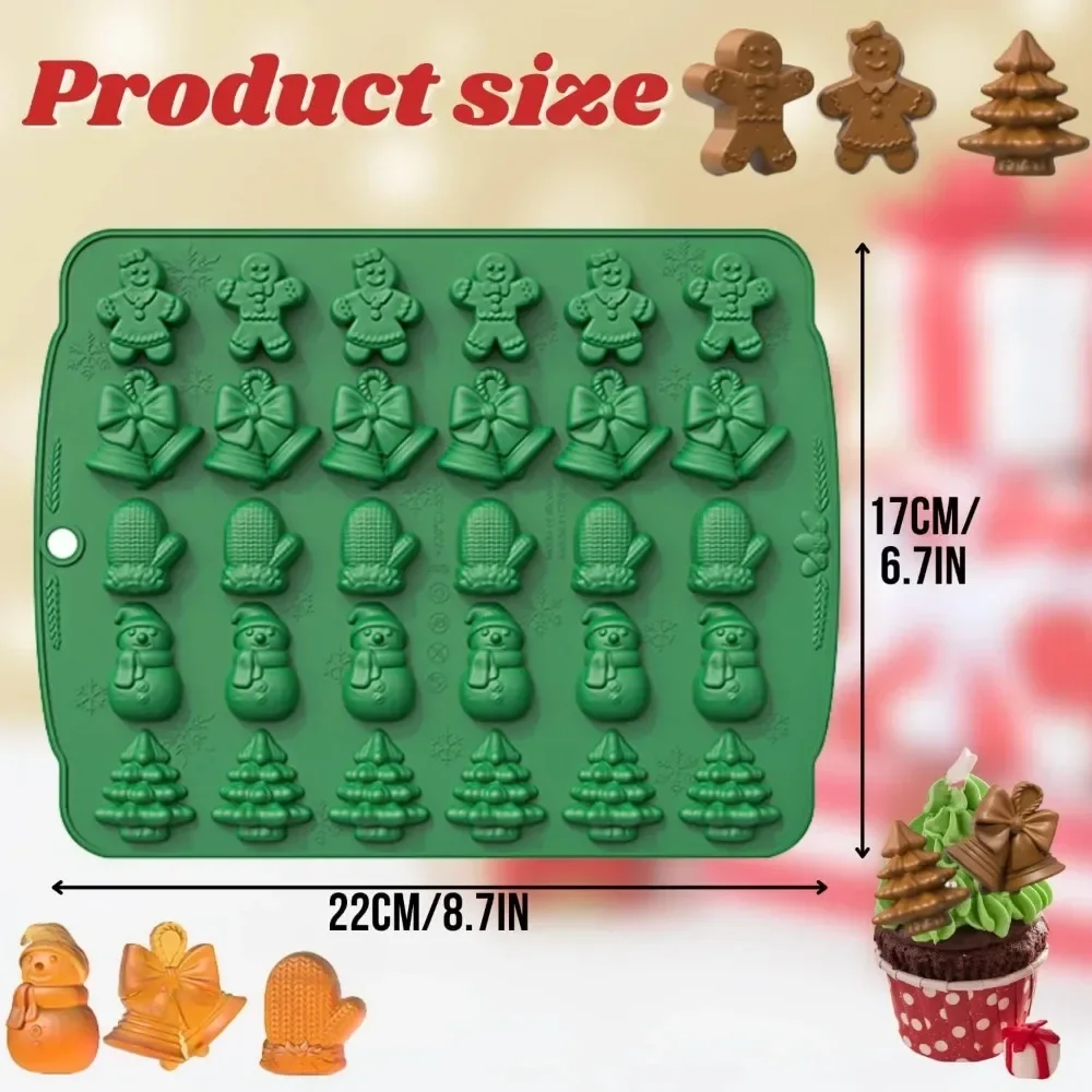 Christmas Silicone Chocolate M - Kitchen Appliances Baking recension och pris
