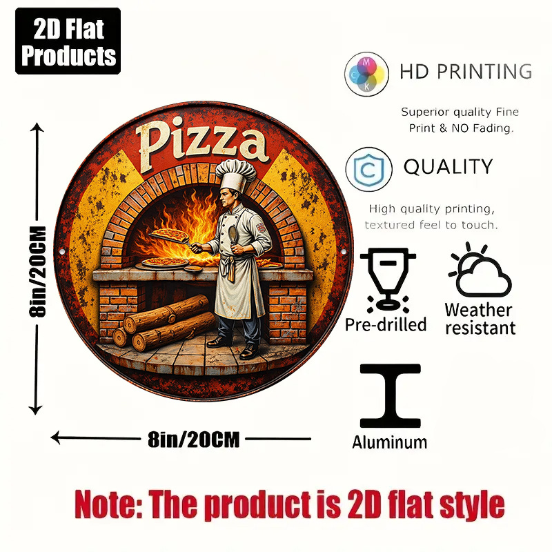 2D Retro Metal Sign, Vintage P - Kitchen Appliances Vintage recension och pris