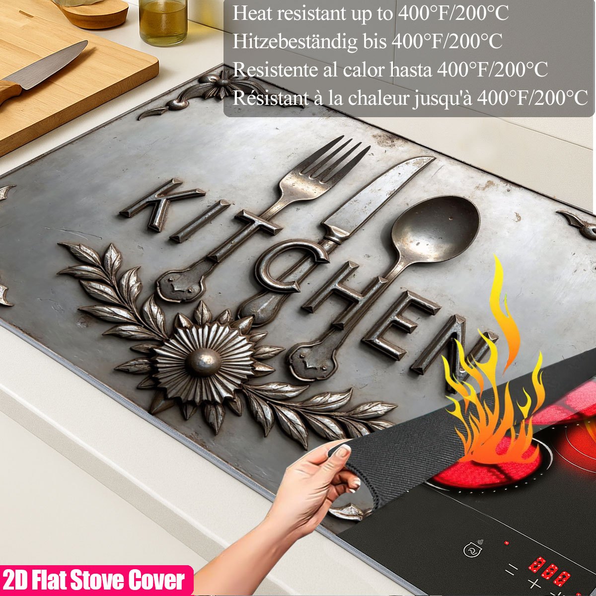Heavy Duty Metal Stove Top Cov - Kitchen Appliances Electric Stove recension och pris