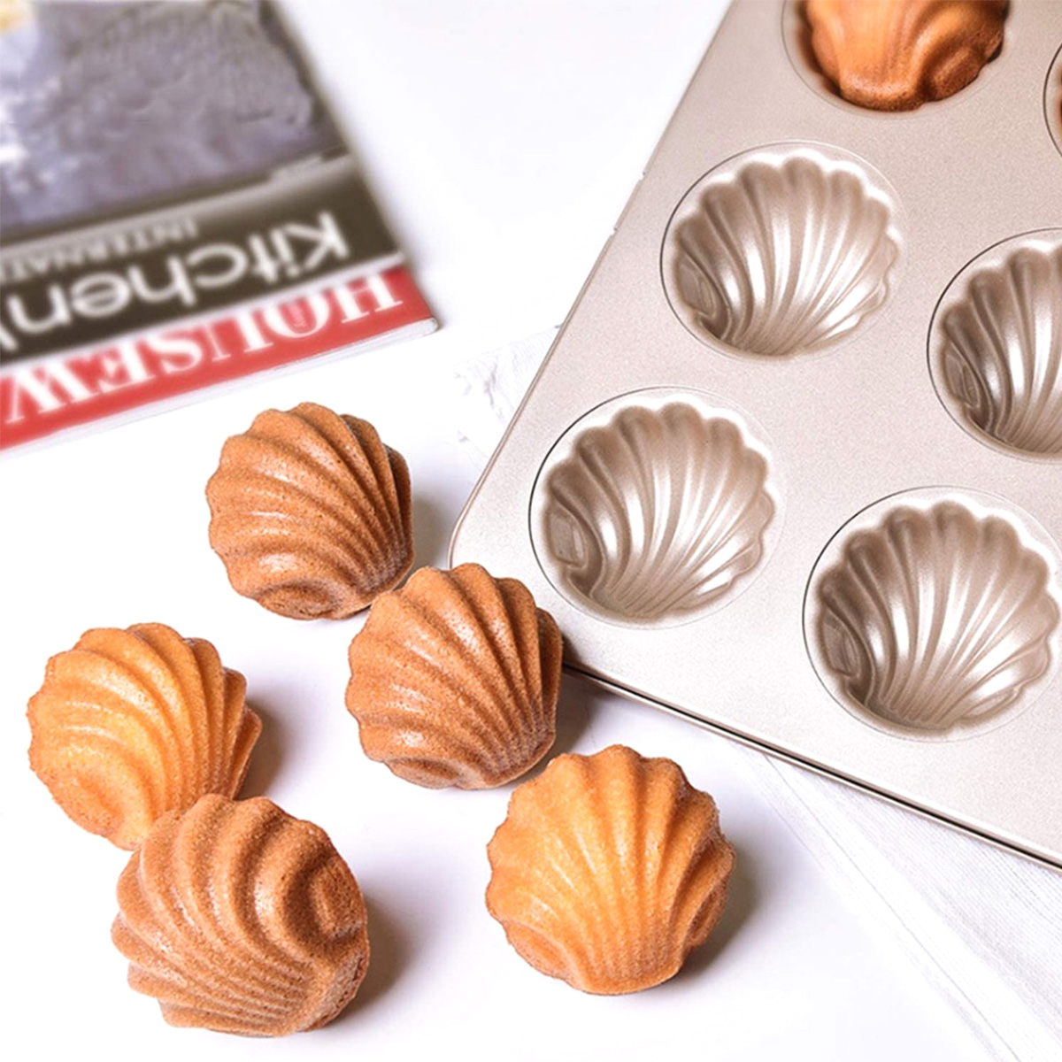 Madeleine Mold Shell Shape Bak - Kitchen Appliances Baking recension och pris